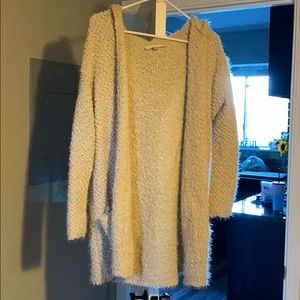 Hooded cardigan